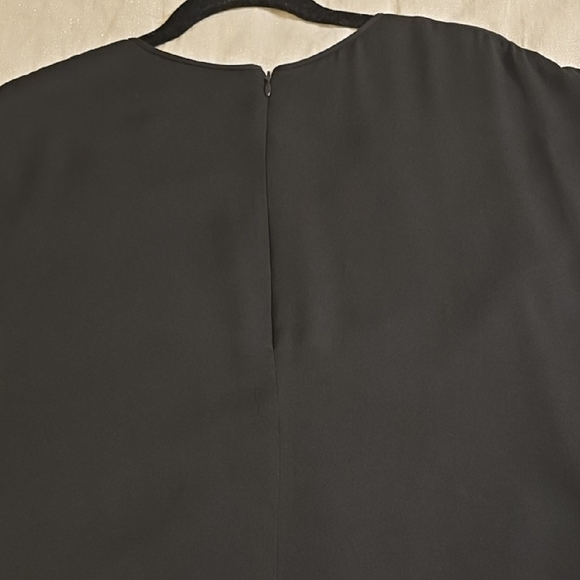 Theory Black Silk Wrap Blouse - Picture 10 of 14